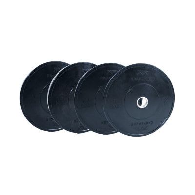 Kraftmark Internationellt Viktset Bumpers Basic 100 kg, Paket Styrka - Bumper