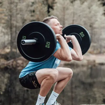 Kraftmark Skivstångsset 120kg