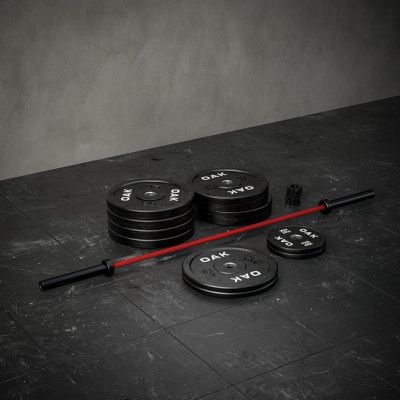 Oak Equipment Skivstångsset - OakRed bar, bumperpaket, Styrkepaket Bumper