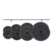 Skivstångsset 25 mm 67 kg