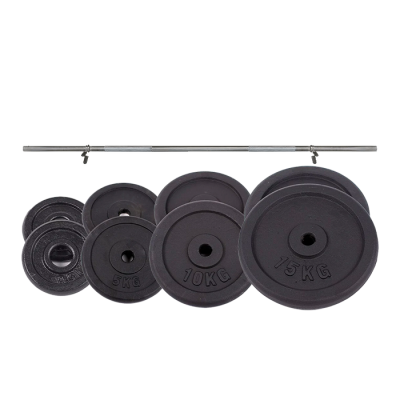 Skivstångsset 25 mm 67 kg