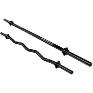 Skivstångsset Black Stjärnlås 30mm