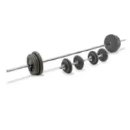 Skivstångsset& Hantelset 65 kg, JTC Power