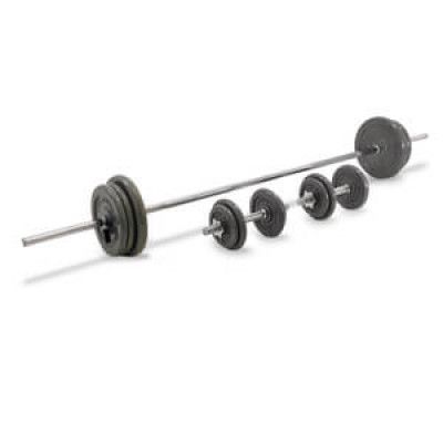 Skivstångsset& Hantelset 65 kg, JTC Power