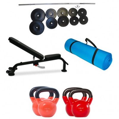 Titan LIFE Start Up Gym Large, Komplett styrkepaket