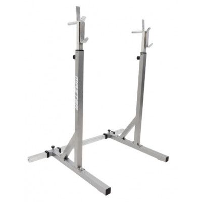 Master Fitness Skivstångsställning Justerbar Basic Stål Grå