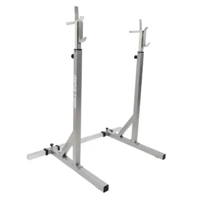 Master Fitness Skivstångsställning Justerbar Basic Stål Grå