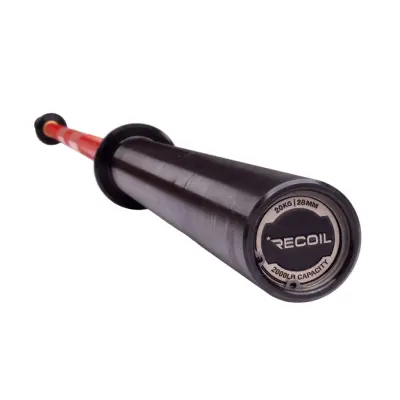 Skivstång för Styrkelyft 50mm 20kg, Cerakote Röd - Recoil