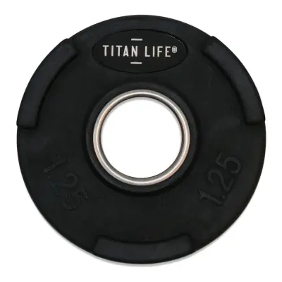 Titan Life PRO Pro Weight Disc Grip Rubber 1,25 kg, Viktskivor gummerade