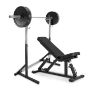 Bänk, Ställning& Bumperset 80 kg, JTC Power