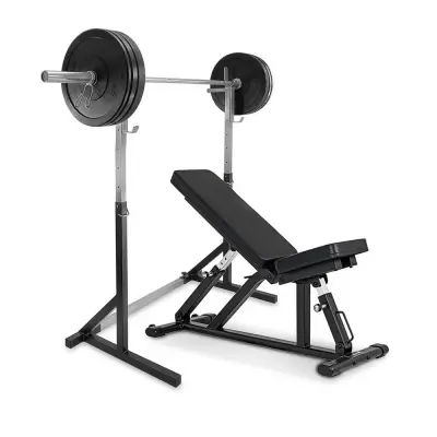 Bänk, Ställning& Bumperset 80 kg, JTC Power