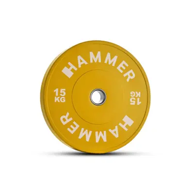 Bumper Viktskiva, 1 x 15 kg, Hammer