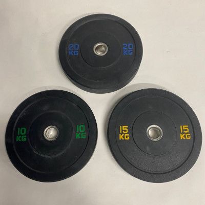 Fitness Deluxe Hi-Temp Bumper, Viktskivor Bumper