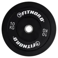 FitNord Bumper Black Viktskiva 10 kg