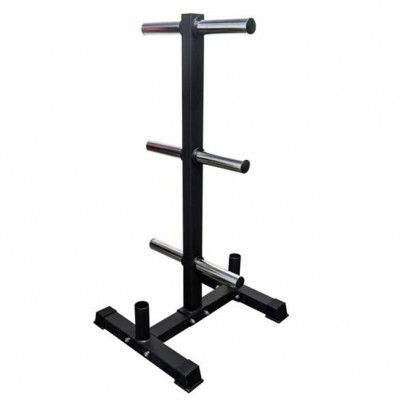 FitNord Bumper Weight Rack With Two, Ställning viktskivor