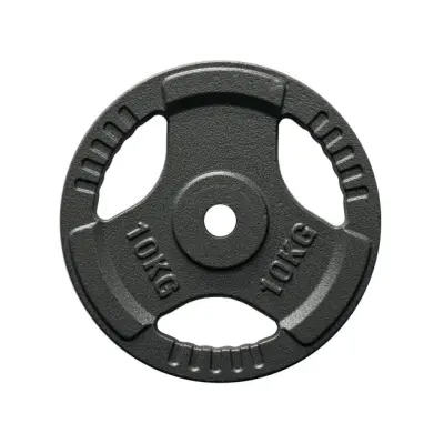 FitNord Viktskiva med grepp 30 mm, Gjutjärn 10 kg