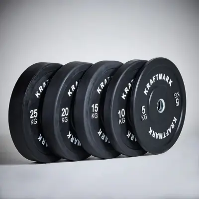 Kraftmark Internationella Viktskivor 50 mm Bumper 1.0, Viktskivor bumper