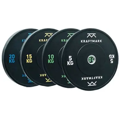 Kraftmark Internationellt Viktset Bumpers 2.0 100 kg, Viktpaket bumper