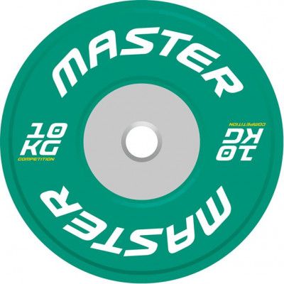 Master Fitness Competition Plate 25 kg, Viktskivor bumper