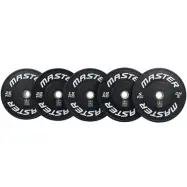 Master Fitness Bumper Ski Svart, Viktskivor bumper