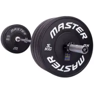Master Fitness Bumperpaketet 140 kg Ski team, Skivstångsset bumper