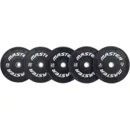 Master Fitness Easy Grip Black, Viktskivor bumper