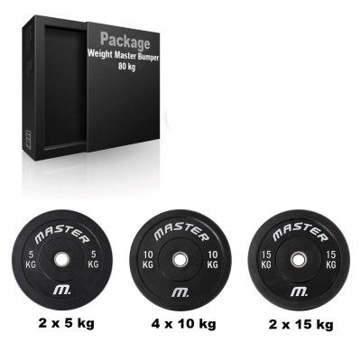 Master Fitness Viktpaket Master Bumper 80 kg