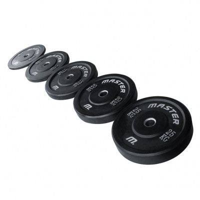 Master Fitness Viktpaket Bumper 120 kg, Viktpaket bumper