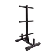 Recoil Outdoor Viktställ Bumper Plates Vertikalt för Utomhusbruk Stål Svart