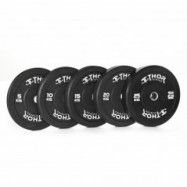 Thor Fitness Bumper Viktskivor Helt i Gummi 50mm