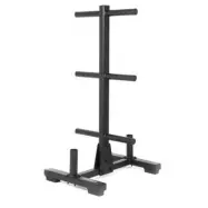 Recoil Viktställ Bumper Plates Vertikalt Stål Svart