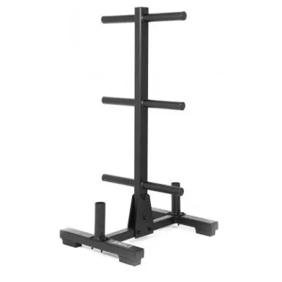 Recoil Viktställ Bumper Plates Vertikalt Stål Svart