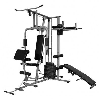 vidaXL Multifunktionellt hemmagym 65 kg
