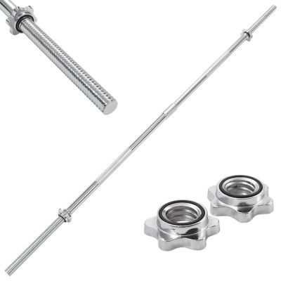 vidaXL Skivstång 3x182stål silver