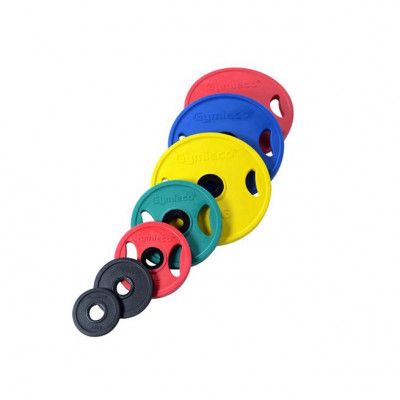 Gymleco Viktskiva Gummi 1,25 kg, Viktskiva Gummerad