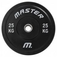 Viktskiva Master Fitness Bumperplate 25,0 kg