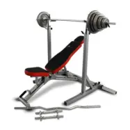 Bänk, Ställning, Skivstång& Hantelset 102 kg