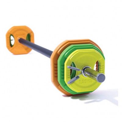Gymleco Bodypumpset, 20kg, Skivstångset