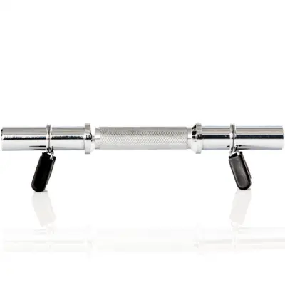 Hantelstång, 30 mm för vikter, Gymstick (med fjäderlås)