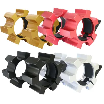 Master Fitness Skivstångslås Alu 50 mm (2 St), Viktlås