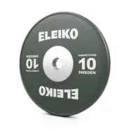 Viktskiva IWF Weightlifting Competition, 10 kg, grön, Eleiko