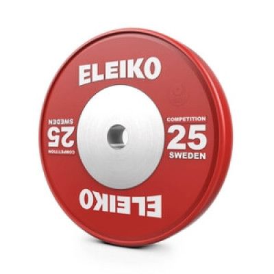 Viktskiva IWF Weightlifting Competition, 25 kg, röd, Eleiko