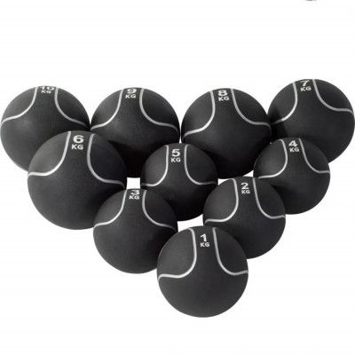 Gorilla Sports Medicinboll Svart/Silver