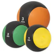 Gorilla Sports Medicinbollar GS Paket - 1kg 2kg 3kg