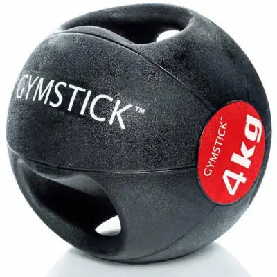 Gymstick Medicinboll med handtag, 4 kg