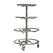 Master Fitness Rack Wallball Stål Silver