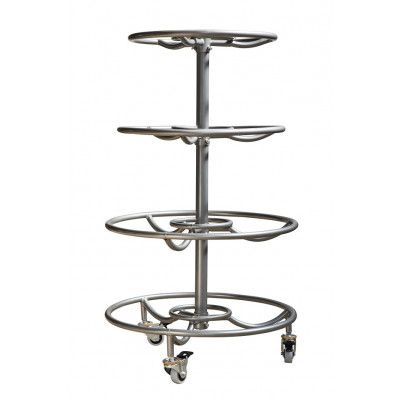 Master Fitness Rack Wallball Stål Silver