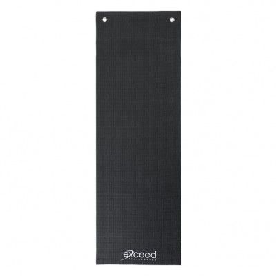 Exceed Yoga Mat With Eyelets, Black - 1800X600X5mm, Yogamatta