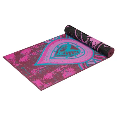 Gaiam Be Free Yoga Mat 6mm Premium Reversible, Yogamattor