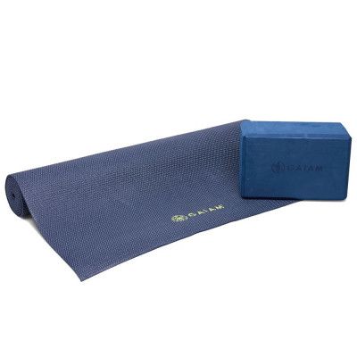 Gaiam Cushion Support Kit Midnight Capri, Yoga Set